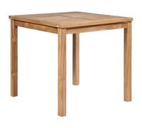 Tidyard Mesa de Comedor de Teca Natural - Resistente y Apto para Interior/Exterior Modelo YFXLRZJ-44996ES