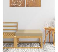 Tidyard Mesa de Jardín Moderna de Acacia, Resistente a la Intemperie, Diseño Listonado, Blanco, 1 Plaza YFXGMZJ-901534ES