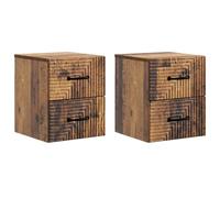 Tidyard Mesa de Noche Elegante y Funcional, Estilo Moderno, Almacenamiento Práctico, Uso Multi-Ambiente, Montaje en Pared YFXGMZJ-898652ES