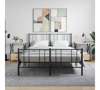 Tidyard Mesitas de noche Mesa auxiliar 2 unids roble Sonoma 50x41x65 cm madera ingeniería