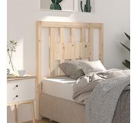 Tidyard Mueble Cabecero Cabeceros Cama Madera con Almacenaje Pared Pared Dormitorio Habitación Decoraciones,Madera Maciza de Pino, 96x4x100 cm