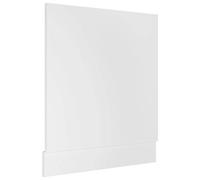 Tidyard Panel para lavavajillas aglomerado Blanco 59,5x3x67 cm