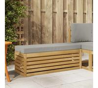 Tidyard Sofá de Exterior Moderno, Modular, Resiliente al Clima, Acacia Sólida, Blanco, para Balcón y Patio YFXGMZJ-901693ES