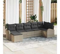 Tidyard Sofá de Jardín Modular 4 Piezas, Diseño Moderno, Resistente al Clima, Cojines Cómodos, Adecuado para Patios y Balcones Modelo LYKLYD-3354801ES