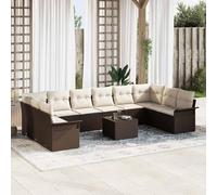 Tidyard Sofá Modular de Jardín Rattan 5 Piezas, Cómodo y Resistente, Estilo Moderno, Apto para Exterior, Cojines Desmontables Modelo LYKLYD-3354217ES