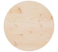Tidyard Superficie de Mesa Tablero para Mesa Redondo Tablero Repuesto para Mesa de Comedor Madera Maciza de Pino Ø50x2,5 cm