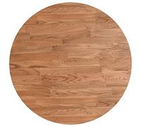 Tidyard Tablero de Mesa Superficie de Mesa Tablero para Mesa Redonda Tablero Repuesto para Mesa de Comedor Mesa de Salón Madera de Roble Marrón Claro Ø40x1,5 cm