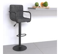 Tidyard Taburete de Barra de Cocina con Reposapiés - Ajustable en Altura y Giratorio 360° Modelo LYKLYD-334649ES