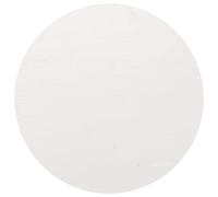 Tidyard TidyardTablero de Mesa Blanco Ø90x2,5 cm Madera Maciza de Pino
