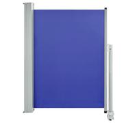 Tidyard Toldo Lateral retráctil de jardín Azul 100x300 cm