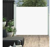 Tidyard Toldo Lateral retráctil de jardín Color Crema 100x300 cm