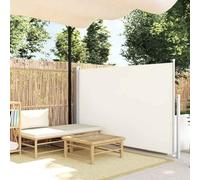 Tidyard Toldo Lateral retráctil de jardín Color Crema 140x500 cm
