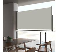Tidyard Toldo Lateral retráctil de jardín Color Crema 80x300 cm