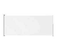 Tidyard Toldo Lateral retráctil para Patio Crema 220x500 cm
