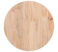 TidyardTablero de Mesa Ø30x2,5 cm Madera Maciza de Pino