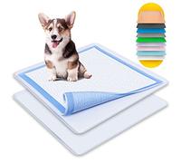 TidyFriend - Paquete de 2 bandejas para almohadillas para orina de perro, se adapta a almohadillas de orina de hasta 24 x 24 pulgadas para perros, agarre estable, bordes elevados, superficie de