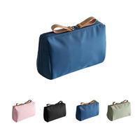 Tidynook Makeup Bag Small, Tidynook Lipstick Cosmetic Makeup Bag Mini Purse, Portable and Easy Waterproof (Blue)