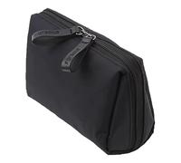 Tidynook Makeup Bag Small, Travel Makeup Pouch, Mini Lipstick Makeup Bag Waterproof, Portable Simple Waterproof Hand Travel Makeup Pouch for Women (Black Red,Small)