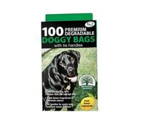 Tidyz 1, 100, 200 o 600 - Bolsas de caca de perrito extra fuertes de color negro (6 cajas de 100)