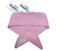 Tie Chilly Ice Cool Neck Cooler Bandana, con 2 tiras de enfriamiento Smartice, lo que permite una comodidad prolongada en casa, trabajo o juego. (rosa, liso)