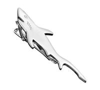 Tie Clip - Copper Shark Novelty Tie Bar 6.7x1.9cm | Non Slip Metal Neck Ţie Clasp For Men Fathers Groomsmen Business Wedding Birthday Holiday Party Daily Wear Use
