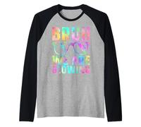 Tie Dye Bruh We Are Glowing Funny Friends Matching Camiseta Manga Raglan