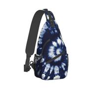 Tie Dye Crossbody Sling Mochila Sling Bag Casual Daypack Pecho Bolsa Cinturón Bolsa para Viajes Senderismo Correr