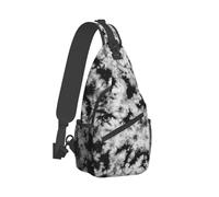 Tie Dye Crossbody Sling Mochila Sling Bag Casual Pecho Bolsa Cinturón Mochila para Viajes Senderismo Correr