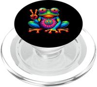 Tie Dye Hippie Rana Vintage Retro Flores 60 70 PopSockets PopGrip para MagSafe