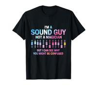 Tie Dye I’m A Sound Guy Not A Magician Audio Sound Engineer Camiseta