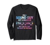 Tie Dye I’m A Sound Guy Not A Magician Audio Sound Engineer Manga Larga