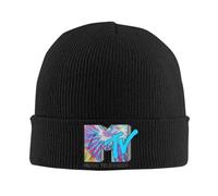 Tie Dye Logo MTV Classic Gorro Gorro Toca Punk Música Hip Hop Gorra de Punto Invierno Diseño de Gorras Elásticas Sombreros Elásticos