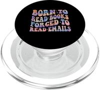 Tie Dye Nacido para Leer Libros Obligados A Leer Correos Electrónicos Amante De Los Libros PopSockets PopGrip para MagSafe