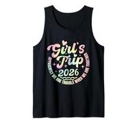 Tie Dye para niñas Trip 2026 Trouble When We Are Together Camiseta sin Mangas