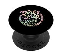 Tie Dye para niñas Trip 2026 Trouble When We Are Together PopSockets PopGrip Adhesivo