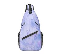 Tie Dye Pattern Sling Bag Senderismo Mochila Crossbody Hombro Mochila Travel Chest Pack para Hombres Mujeres