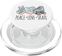 Tie Dye Roller Skating for Teen Girls | Peace Love Skate PopSockets PopGrip para MagSafe