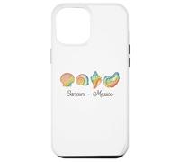Tie Dye Seashells Cancún México Beach Shelling Carcasa para iPhone 12 Pro Max