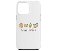 Tie Dye Seashells Cancún México Beach Shelling Carcasa para iPhone 13 Pro Max