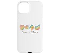 Tie Dye Seashells Cancún México Beach Shelling Carcasa para iPhone 15 Plus