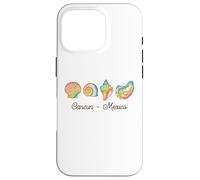 Tie Dye Seashells Cancún México Beach Shelling Carcasa para iPhone 16 Pro