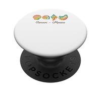 Tie Dye Seashells Cancún México Beach Shelling PopSockets PopGrip Adhesivo