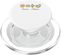 Tie Dye Seashells Cancún México Beach Shelling PopSockets PopGrip para MagSafe
