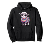 Tie Dye Sheep Lamb Sunglasses Vibes Farm Sudadera con Capucha