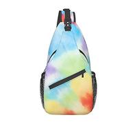 Tie Dye Sling Bag, Chest Bag Daypack, Crossbody Sling Mochila para Viajes, Deportes, Correr, Senderismo