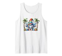 Tie Dye Summer GNOME For Beach Women and Hawaii Vacation Camiseta sin Mangas