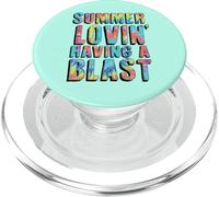 Tie Dye Summer Vibes Summer Loving Tie Die Summer Dichos de verano PopSockets PopGrip para MagSafe