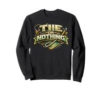 Tie or Nothing Life Vise Banco Trucha Streamer Hackle Hook Sudadera