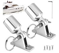 Tie Ring Mountain Seat - Soporte para dosel Bimini | 2 juegos de ajustes de cobertura marina con pasador de extracción rápida | Kit de ensamblador, toldo resistente para asegurar piezas para el