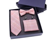 Tie Square Buff Set Men's Business Form Formal Box Box Party Combination Combination Bow (D)